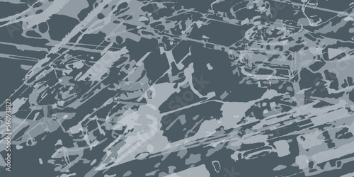 Impressionism. Abstract painting in the style of impressionism. Vector illustration in gray colors