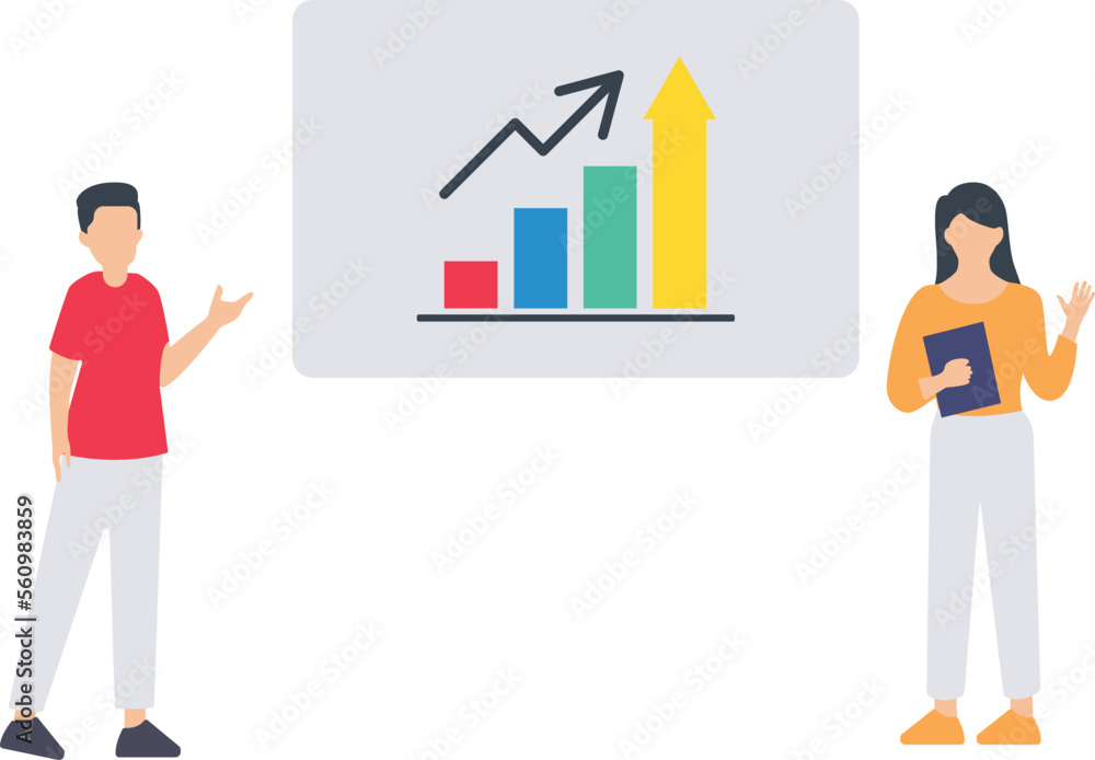 Statistical data and analytics of teamwork business growth, Collaboration, The meeting teamwork analyzes statistical data and startup business analytics Vector illustration
Statistical data and analytics of teamwork business growth, Collaboration, The meeting teamwork analyzes statistical data and startup business analytics Vector illustration