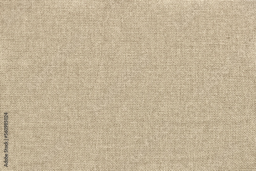 Beige cotton woven fabric texture background