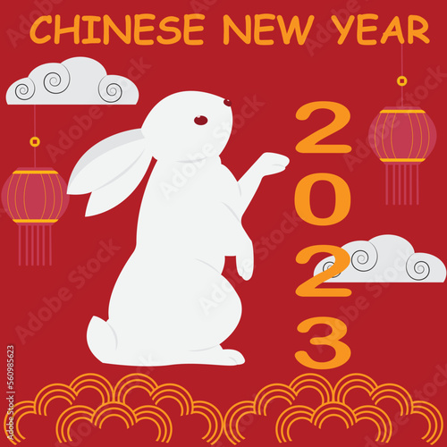 Vector illustration of Chinese new year festival celebration