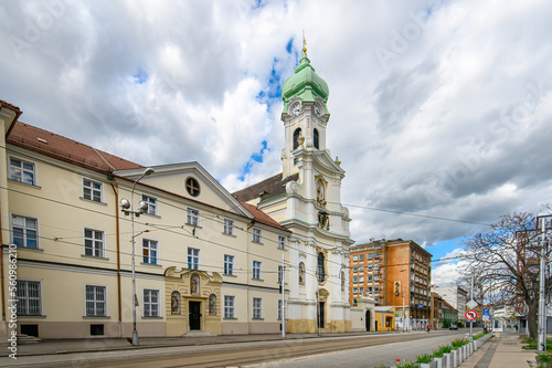 Bratislava, Slovakia. Church of St. Elizabeth of Hungary or Kostol sv. Alzbety Uhorskej