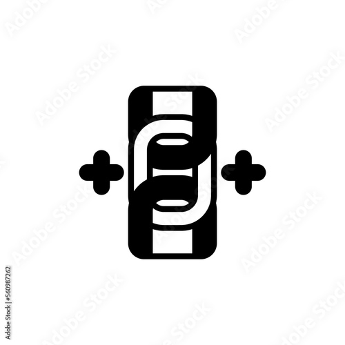 Link Building icon in vector. Logotype