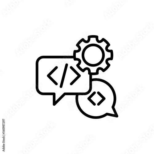 Technical Support icon in vector. Logotype