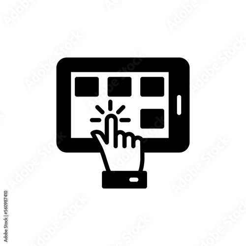 User Interaction icon in vector. Logotype