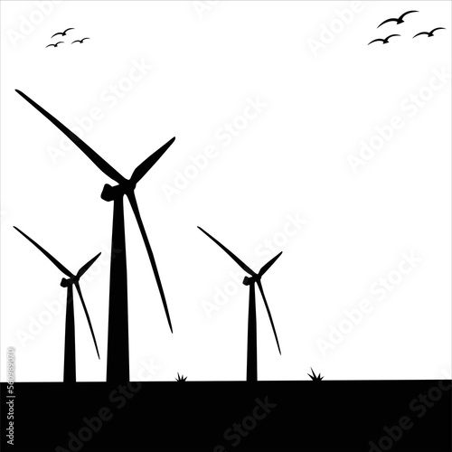 Windmill background