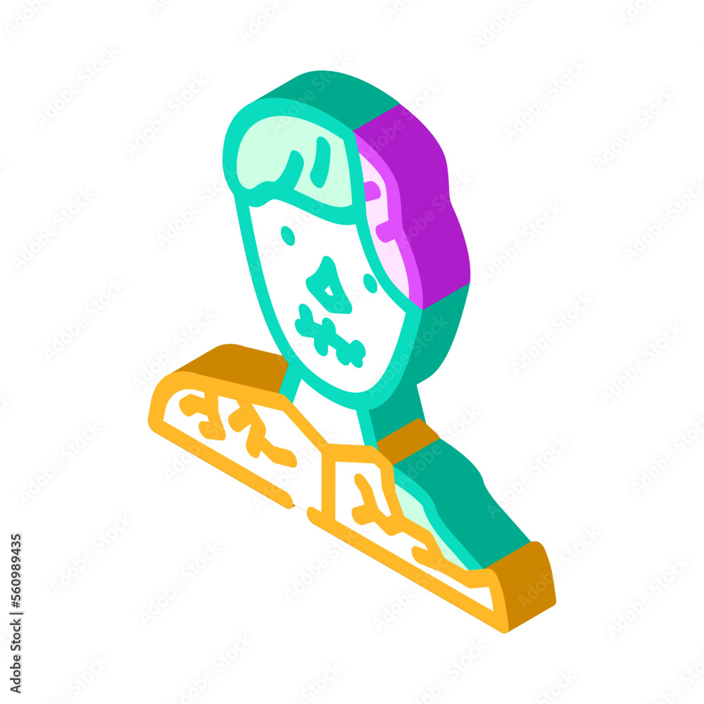 zombie horror isometric icon vector. zombie horror sign. isolated symbol illustration zombie horror isometric icon vector. zombie horror sign. isolated symbol illustration