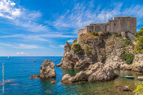 Fort Lovrijenac or St. Lawrence Fortress-Dubrovnik Gibraltar, Dubrovnik, Croatia
