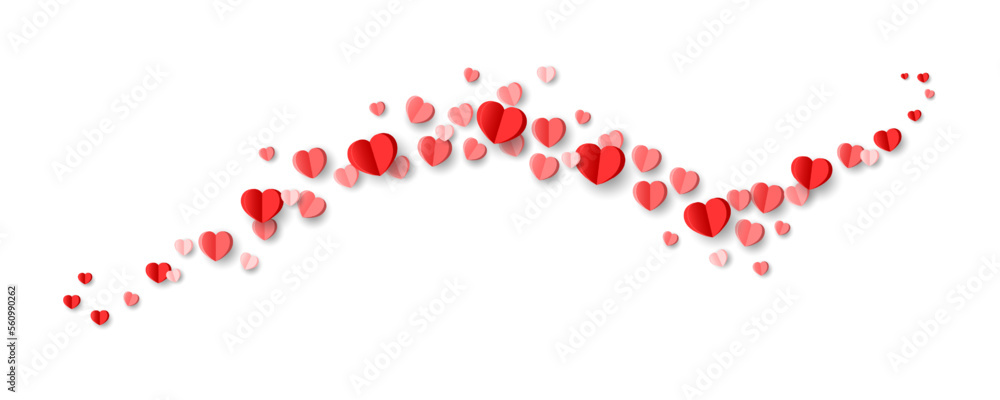 Paper Hearts confetti. 3D hearts shape confetti. Falling hearts .Hearts border.Valentine's Day background. Valentine's day decoration. Paper Hearts confetti. 3D hearts shape confetti. Falling hearts .Hearts border.Valentine's Day background. Valentine's day decoration.