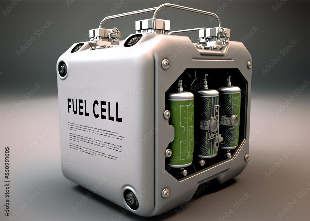 A fuel cell is an electrochemical device that converts the chemical