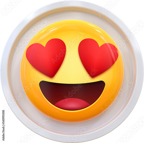 Love Emoji 3D Styles