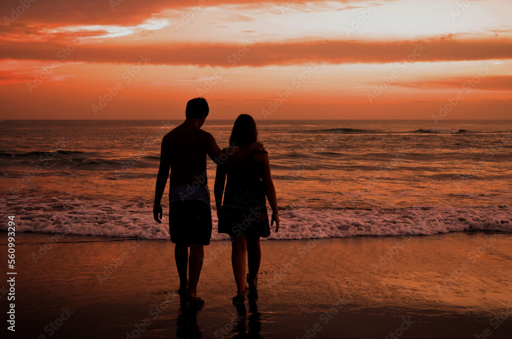 Fototapeta premium Couple on the beach
