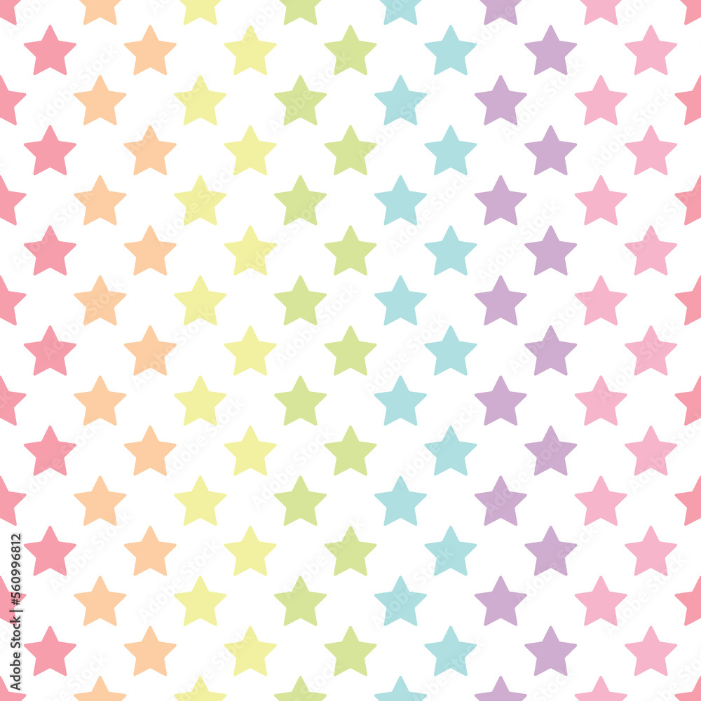 rainbow star seamless pattern, PNG illustration with transparent background rainbow star seamless pattern, PNG illustration with transparent background