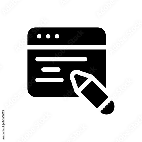 copywriting glyph icon