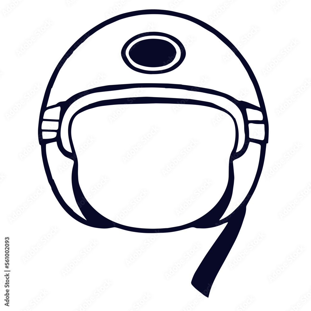 Fototapeta premium Scooter Helmet
