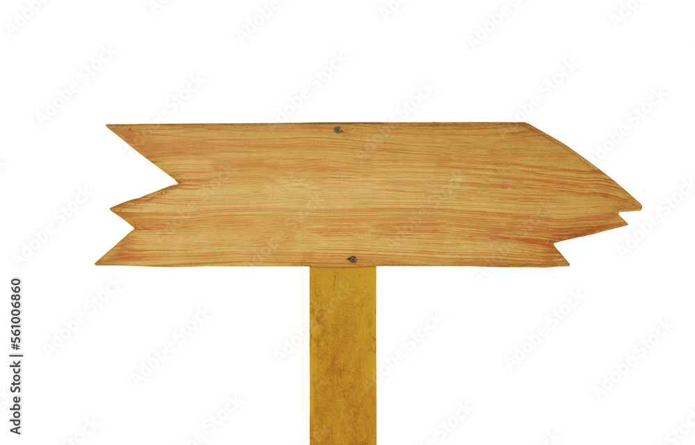 Wooden guidepost Wooden guidepost