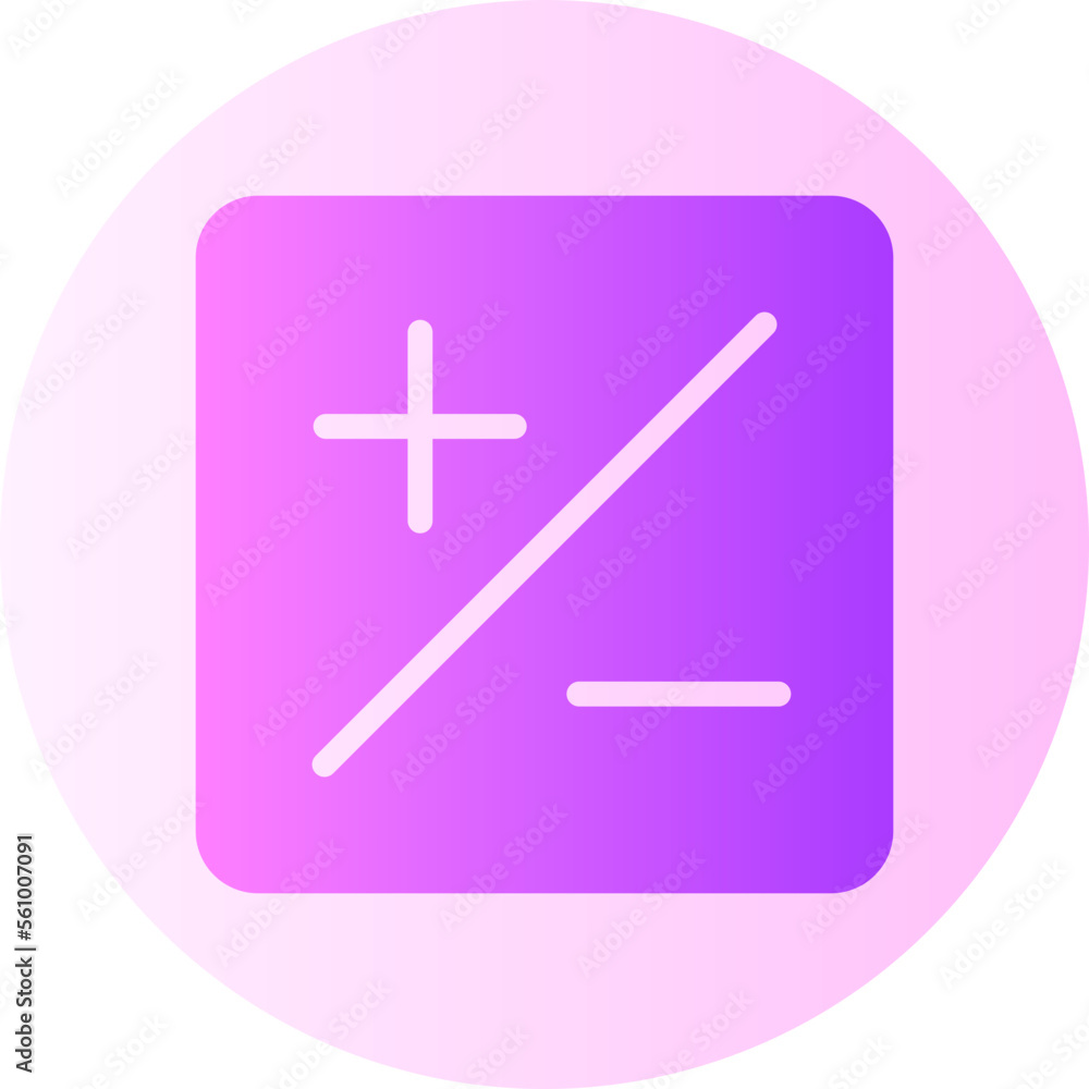 Fototapeta premium plus gradient icon
