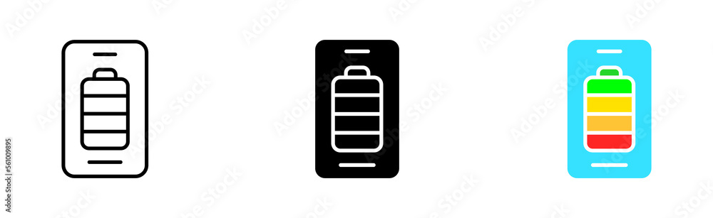 Battery with lightning line icon. Charge, accumulator, electricity, power supply, state, device, electric, electrical, portable. Vector icon in line, black and colorful style on white background Battery with lightning line icon. Charge, accumulator, electricity, power supply, state, device, electric, electrical, portable. Vector icon in line, black and colorful style on white background