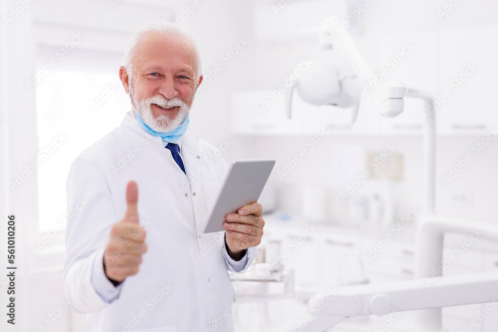 Doctor showing thumbs up Doctor showing thumbs up