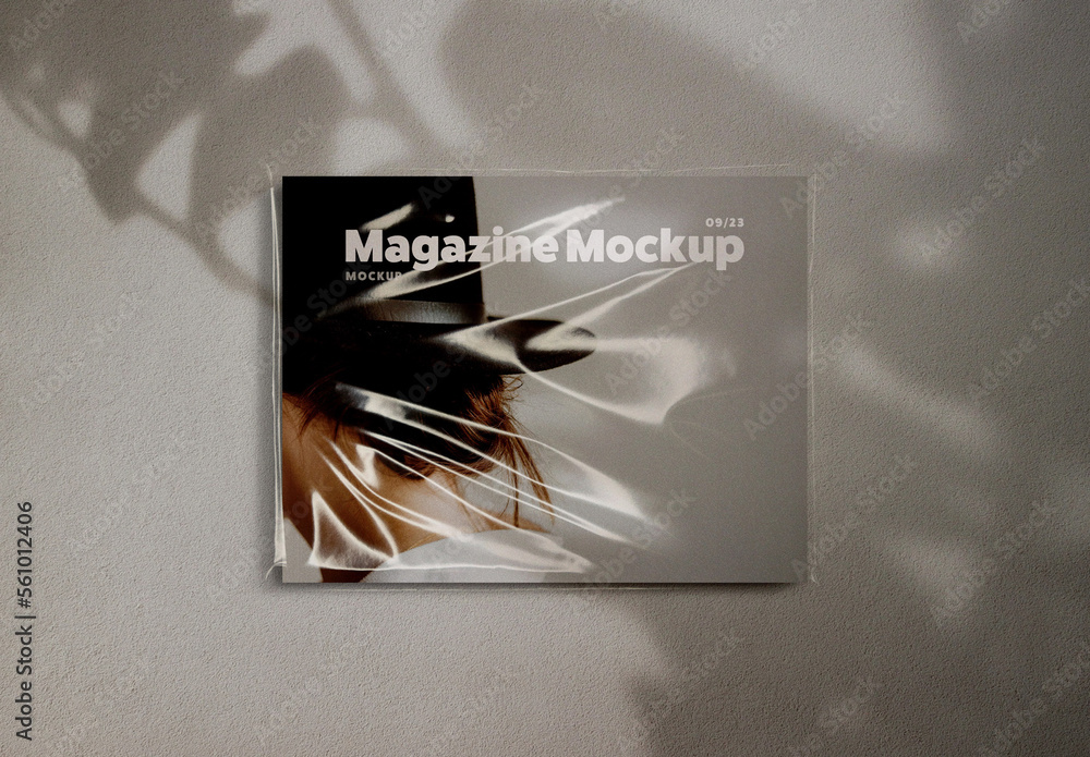 US Paper Magazine Mockup Stock Template | Adobe Stock