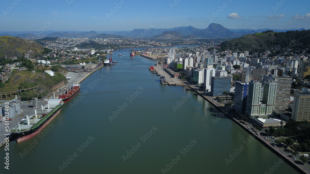 Fototapeta premium Baía de Vitória. Espírito Santo, Brasil.