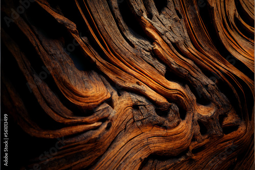 Texture of wood, dynamic lighting, Generative AI