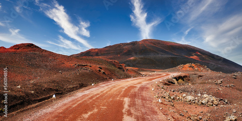 Route de la plaine des sables, Piton de la Fournaise, La Réunion photo
