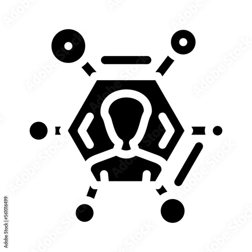 society esg glyph icon vector. society esg sign. isolated symbol illustration