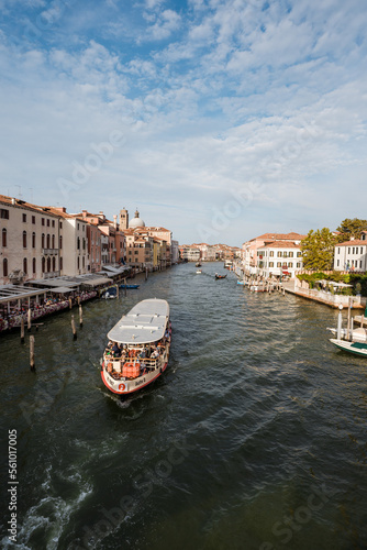 Buildings, canals and amazing architecture of the old city of Venice - Italy