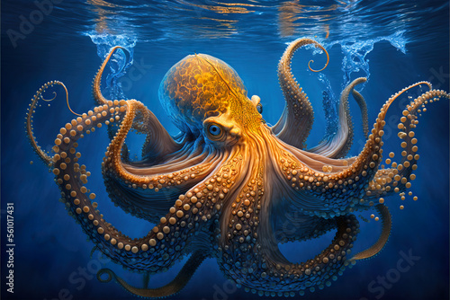 Octopus, ai generated © Comofoto