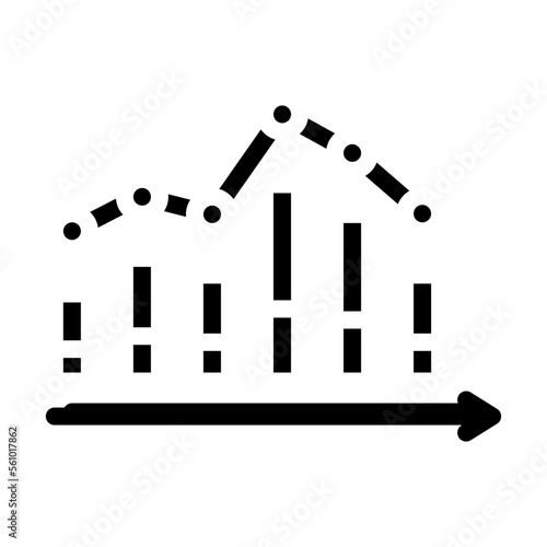 economy esg glyph icon vector. economy esg sign. isolated symbol illustration