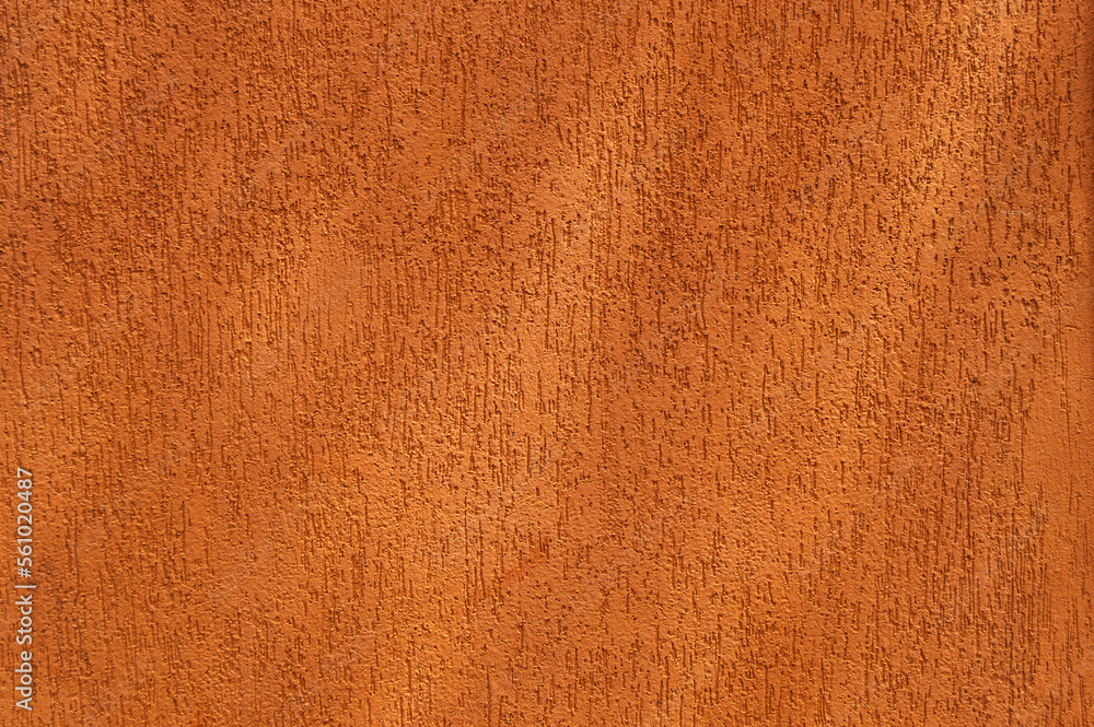 Orange and gusty wall. Horizontal image. Space for advertising. Orange and gusty wall. Horizontal image. Space for advertising.