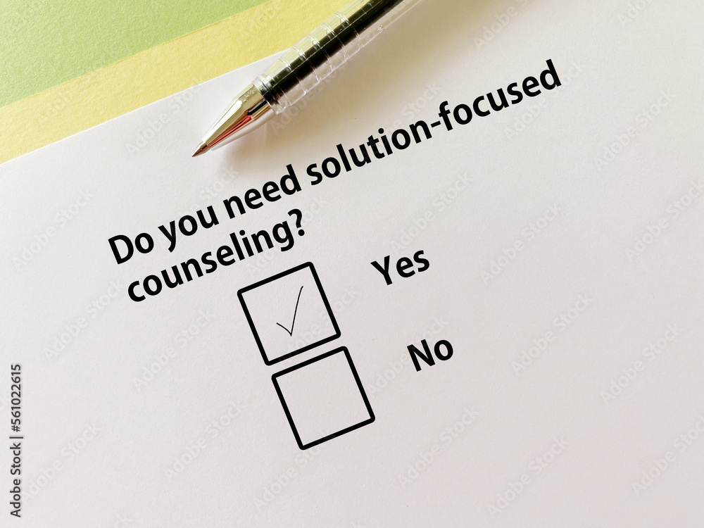 Questionnaire about counseling and therapy Questionnaire about counseling and therapy