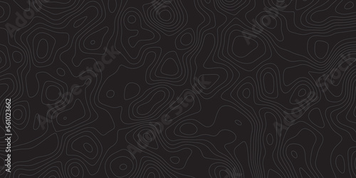 Abstract topographic map background geographic line map with elevation assignments.3d Topographic map and landscape terrain texture grid. Topo contour map. Rendering abstract illustration.