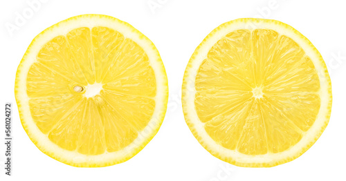 two slice lemon isolated, Fresh and Juicy Lemon, transparent png, cut out.