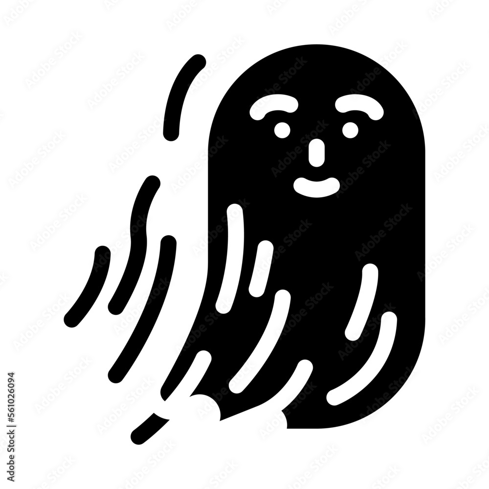fly ghost glyph icon vector. fly ghost sign. isolated symbol illustration fly ghost glyph icon vector. fly ghost sign. isolated symbol illustration