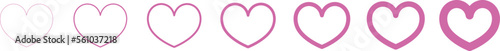 hearts - pink