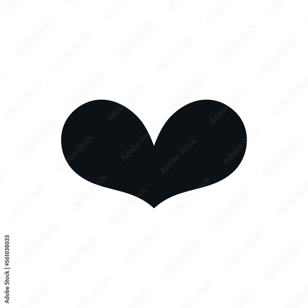 Heart icon. Simple style gift shop big sale poster background symbol. Heart brand logo design element. Heart t-shirt printing. Vector for sticker. Heart icon. Simple style gift shop big sale poster background symbol. Heart brand logo design element. Heart t-shirt printing. Vector for sticker.
