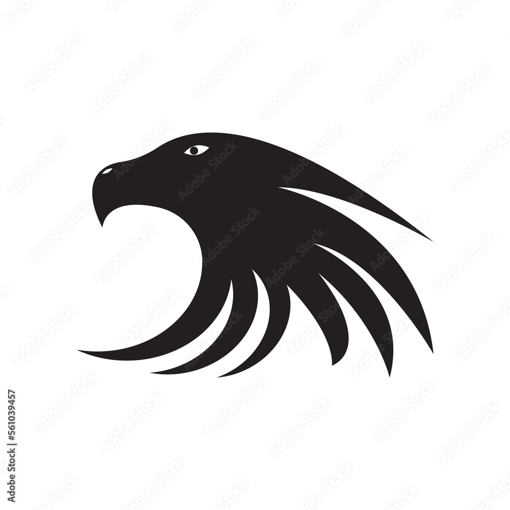 Fototapeta premium Falcon logo template vector