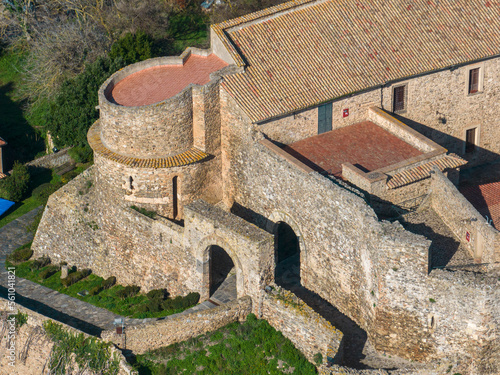 Fotografia Aerial view of the Norman Swabian castle, Vibo Valentia, Calabria, Italy