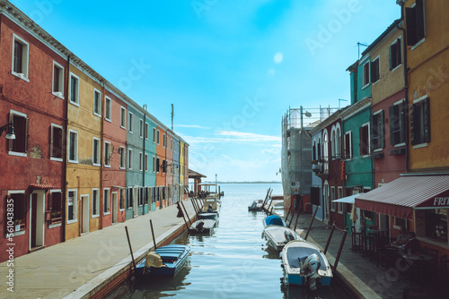 Burano Venice Italy Colourful Houses by the River  © Marco