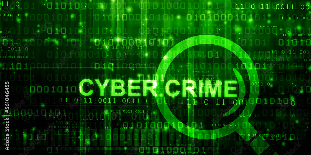 2d illustration abstract Cyber crime 2d illustration abstract Cyber crime