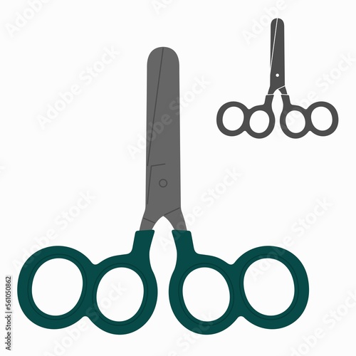 Tablou pe pânză Childrens training scissors with extra holes for grown-up