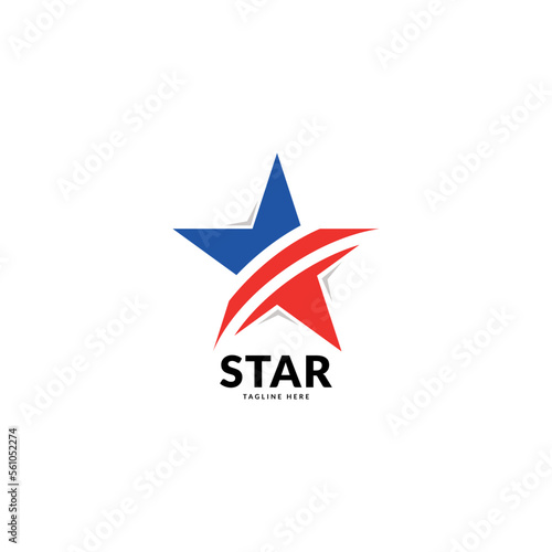 Free Download American Star vector Logo Template Illustration Design.  - GFXLoad