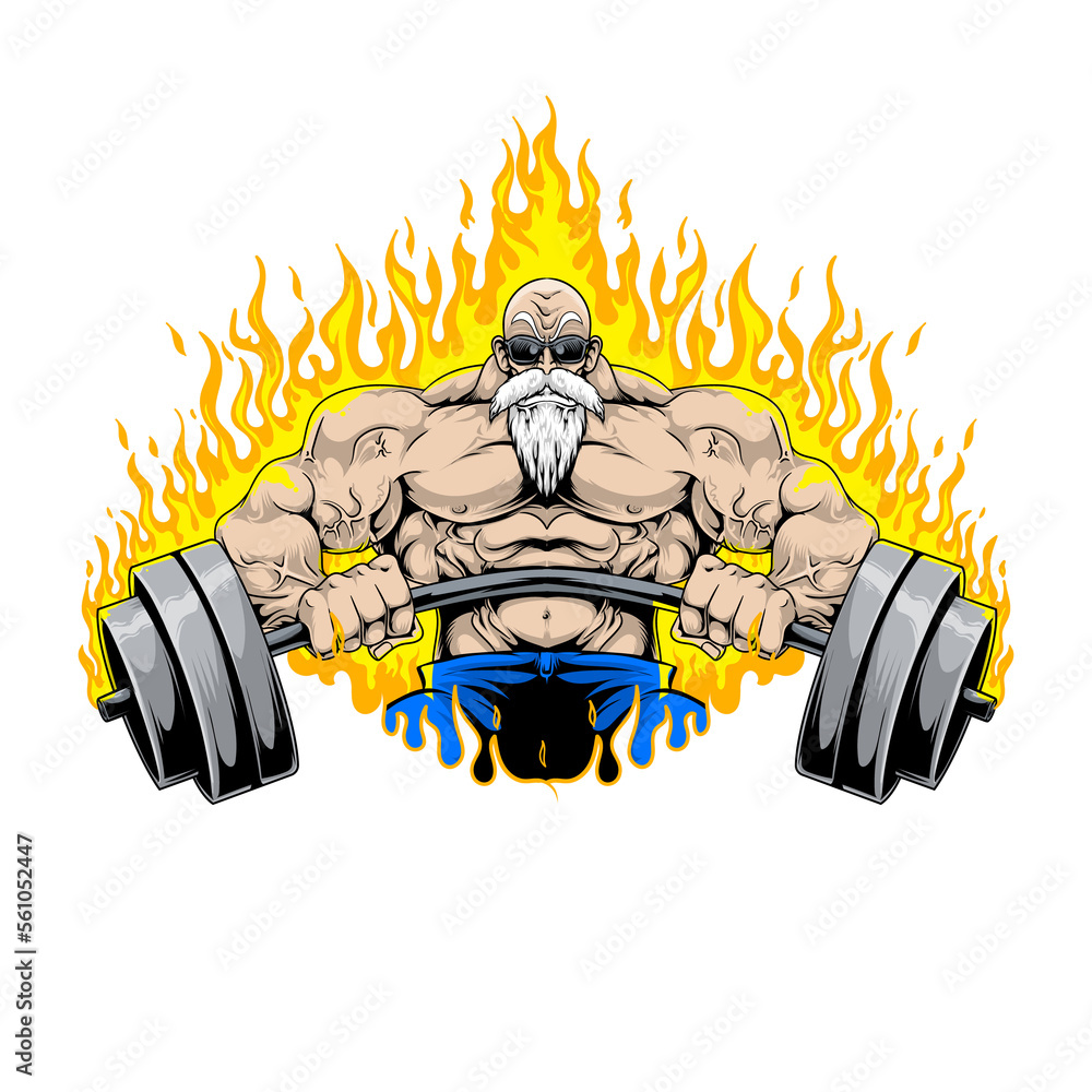 Anime Muscle Man Gym Workout by bastiganio on DeviantArt