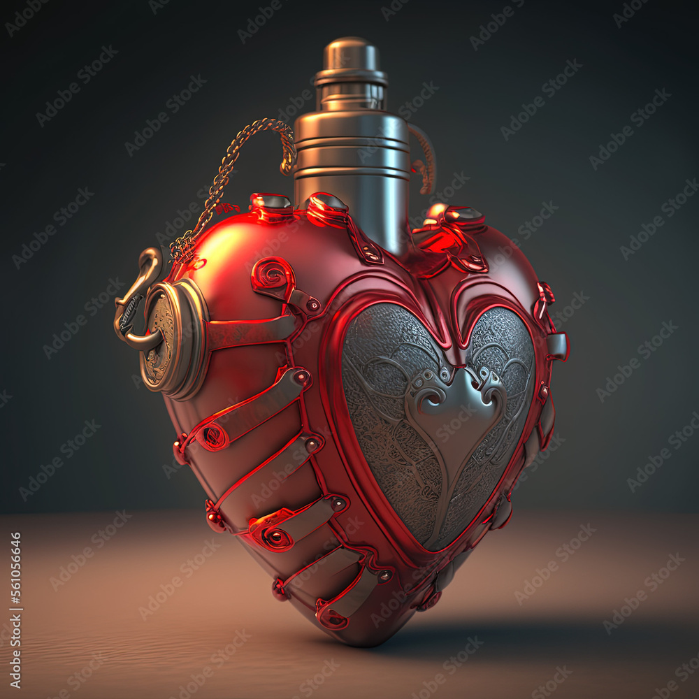 Steampunk Heart for Valentine’s Day