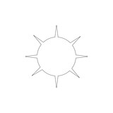 logo vector sun illustration design