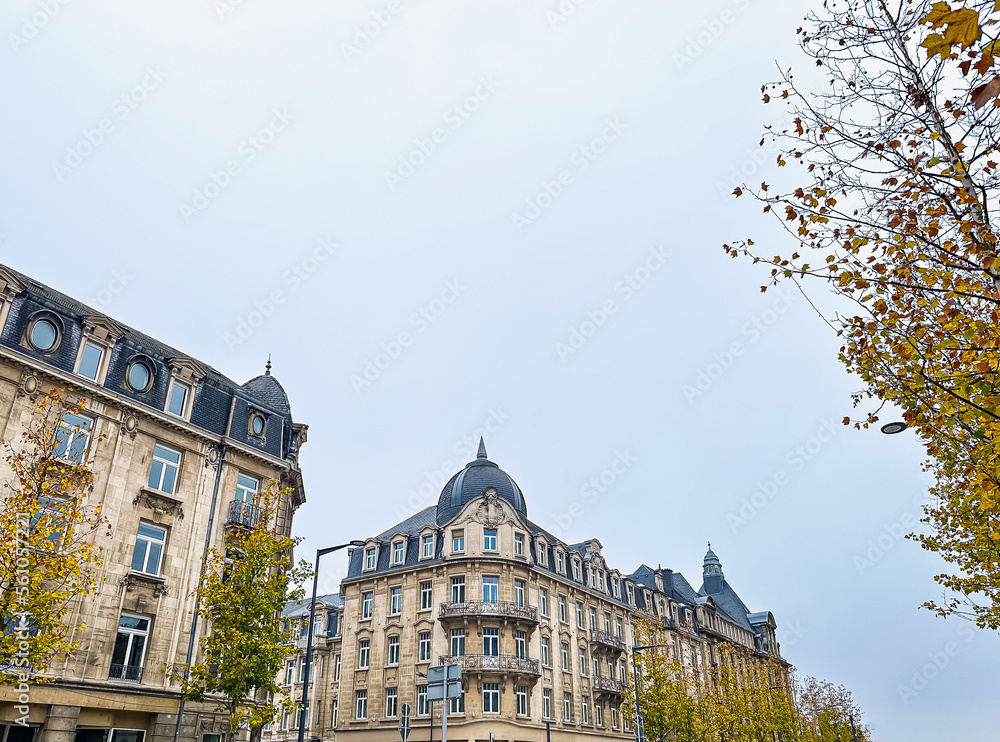 Fototapeta premium Antique building view in Luxembourg