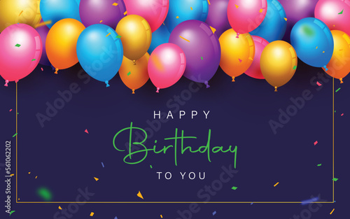 Photography Happy birthday design background