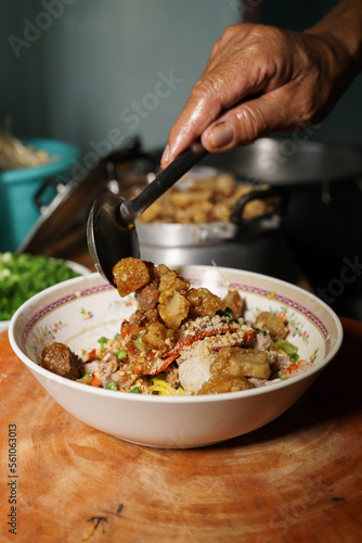 thai noodle street food