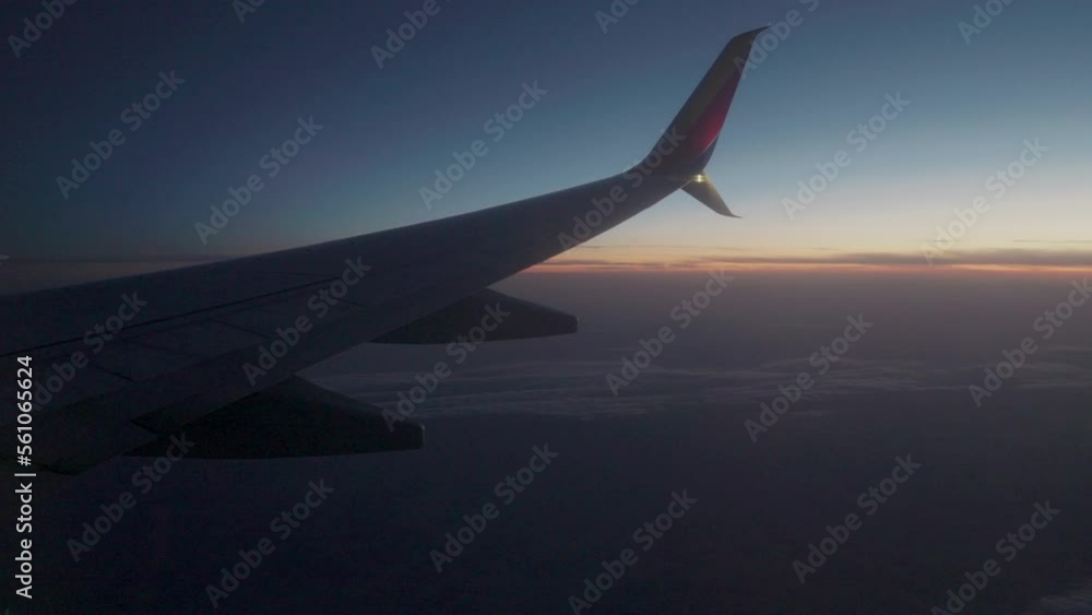 airplane in flight at night airplane in flight at night